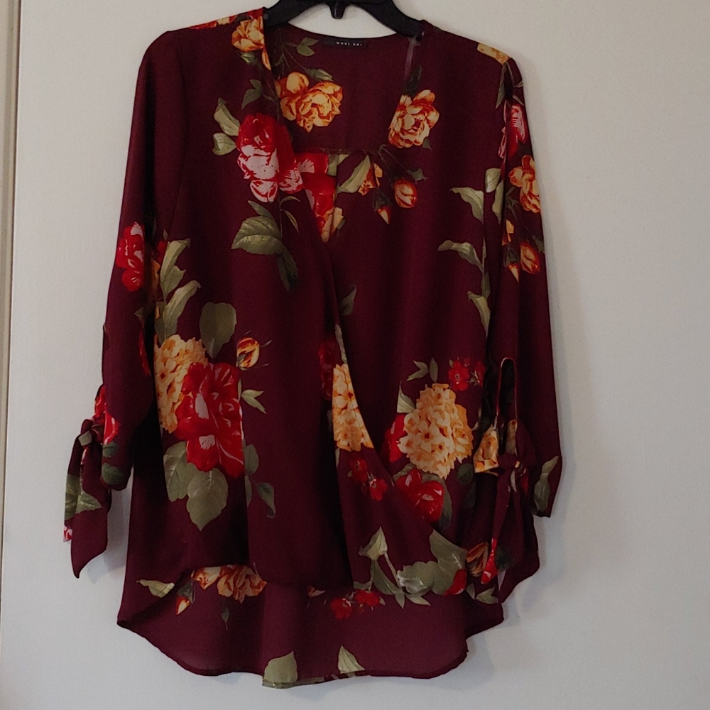 Floral West Kei blouse
